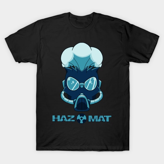 HazMat Warhead Blue T-Shirt by KnightLineArt